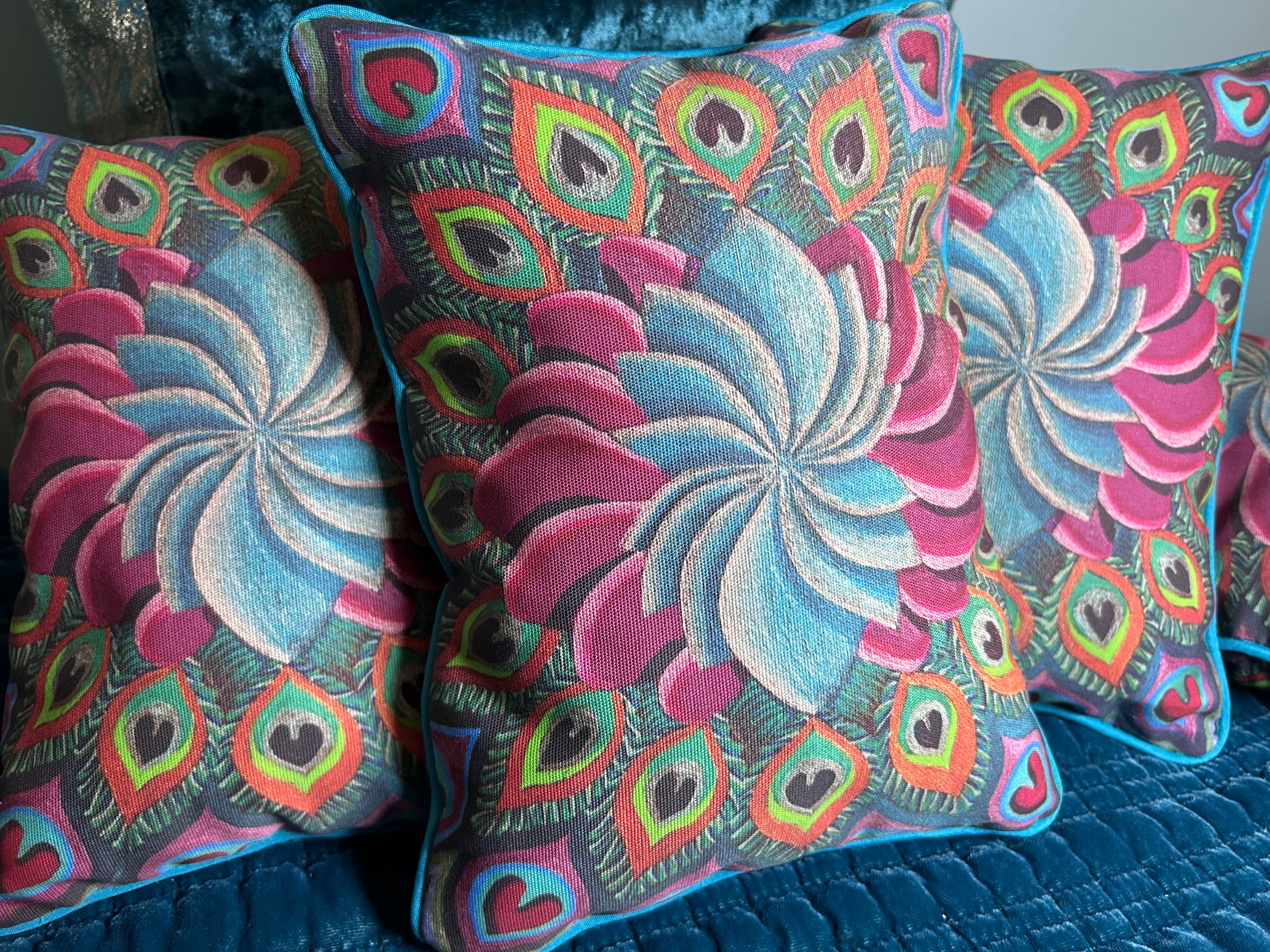Hand-Stitched Canvas Pillows