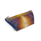 Sunset Vibes T-Bottom Accessory Pouch, Makeup Bag, Travel Organizer, Gift for Her, Summer Essentials, Beach Accessories