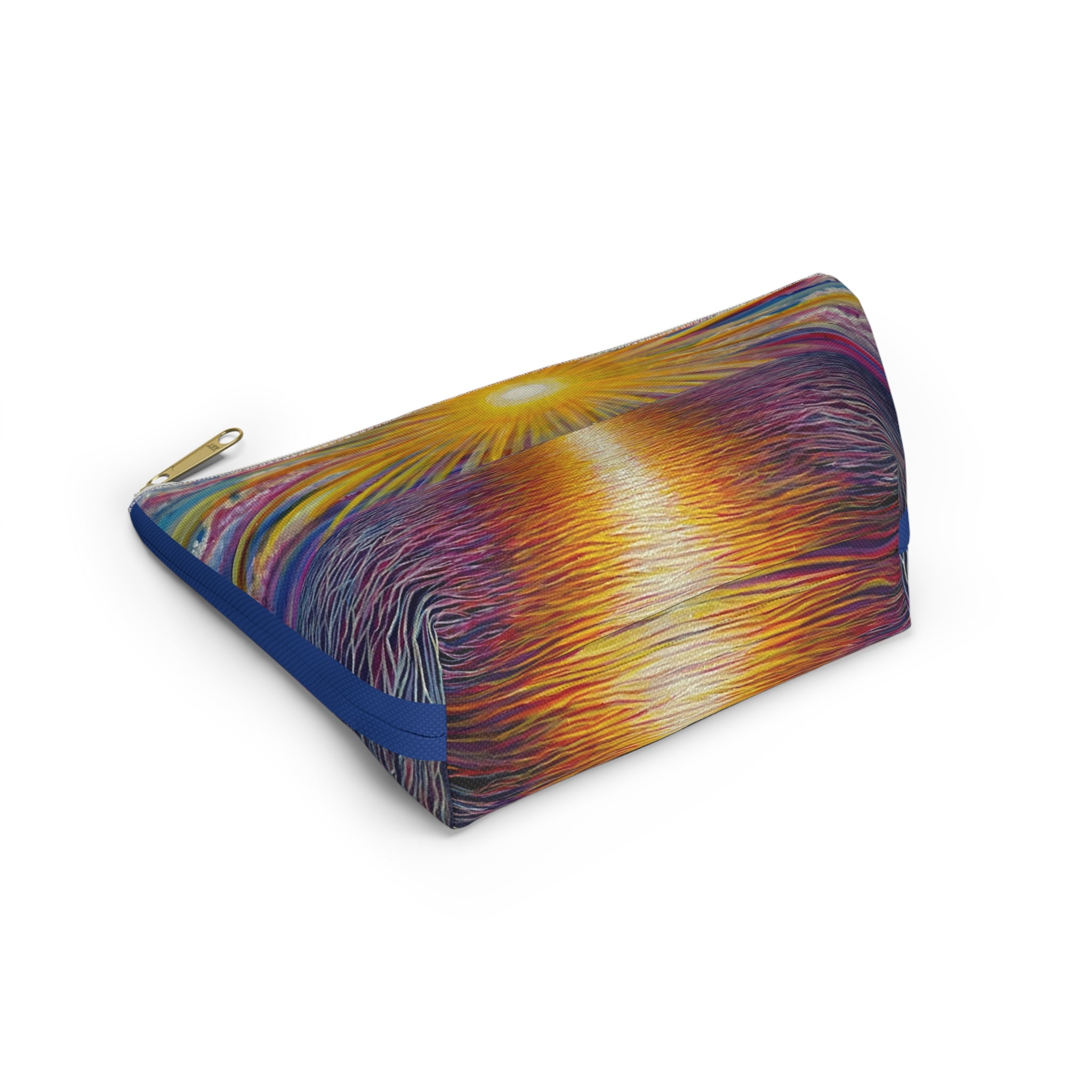 Sunset Vibes T-Bottom Accessory Pouch, Makeup Bag, Travel Organizer, Gift for Her, Summer Essentials, Beach Accessories