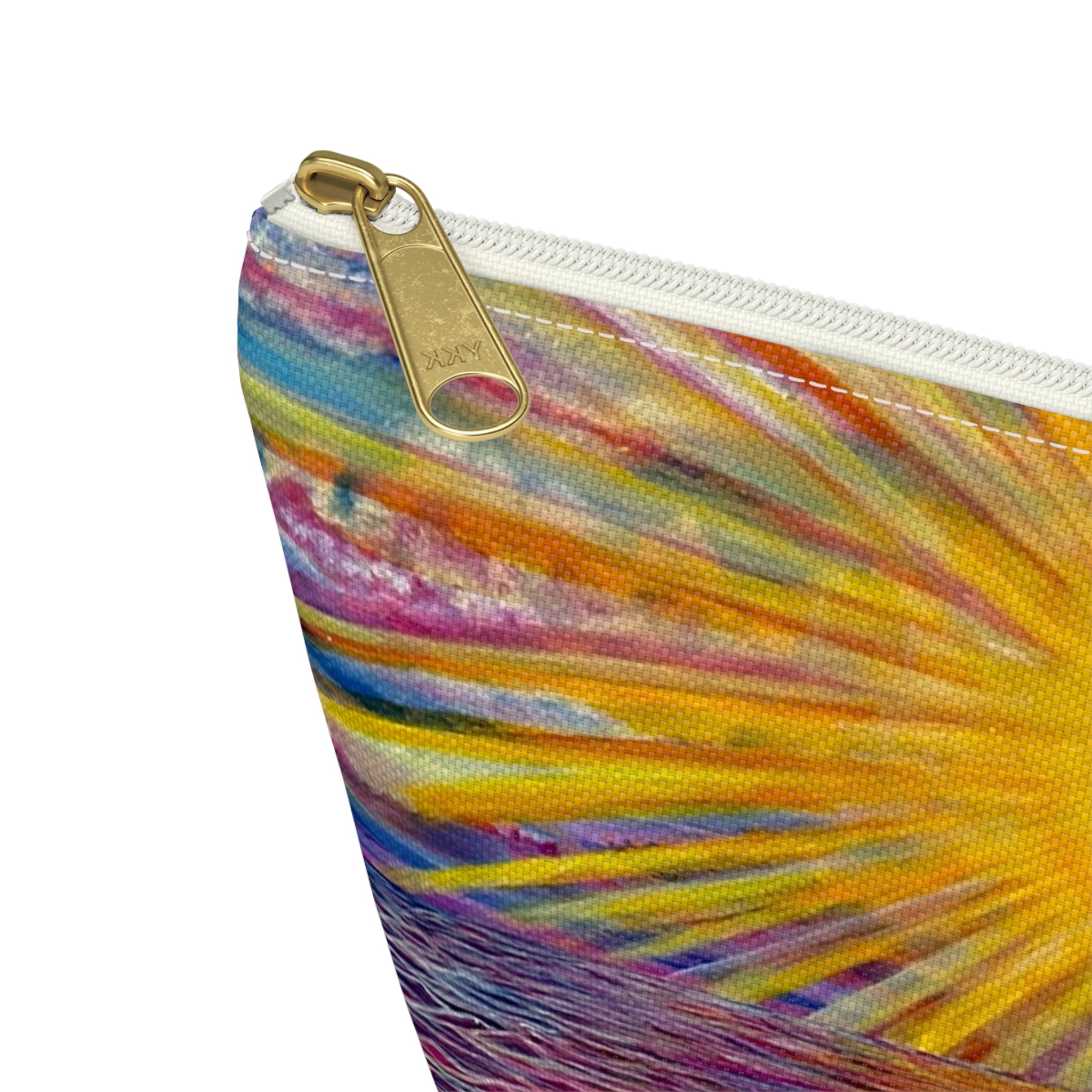 Sunset Vibes T-Bottom Accessory Pouch, Makeup Bag, Travel Organizer, Gift for Her, Summer Essentials, Beach Accessories