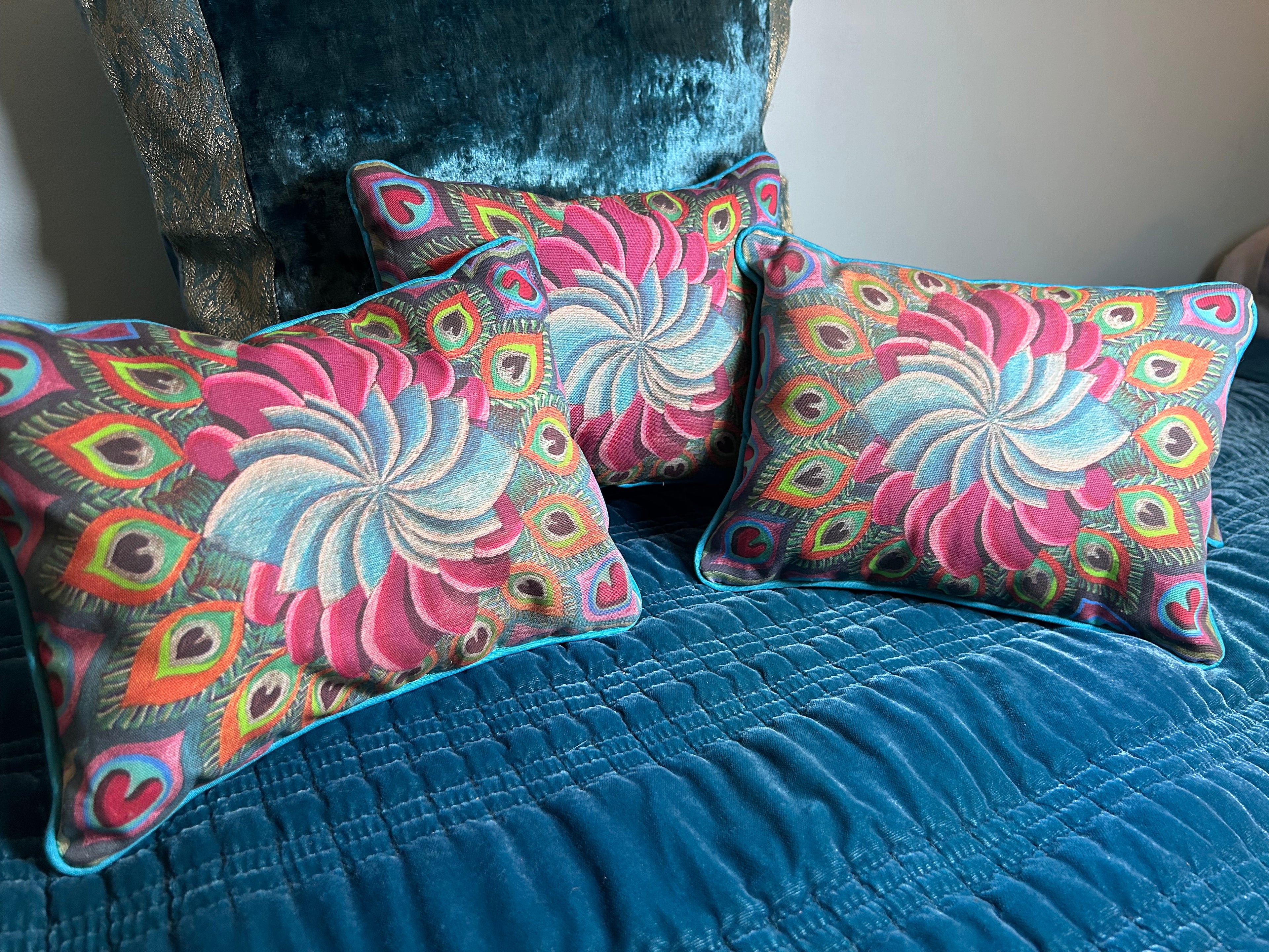 Hand-Stitched Canvas Pillows