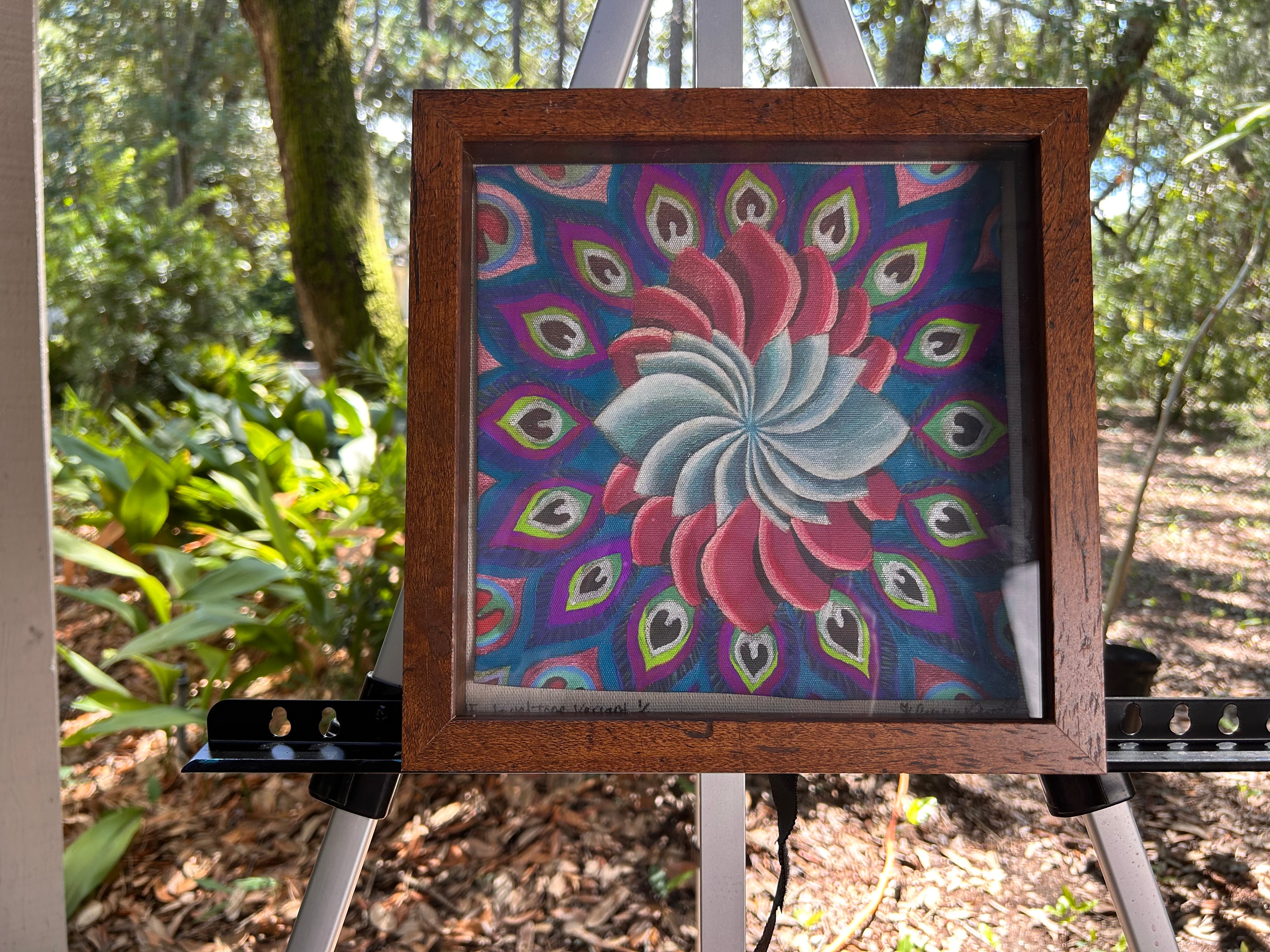 “Jewel” Hand Embellished Canvas 1/1